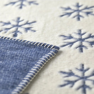 Coperta Invernale in Cotone - Snowflake