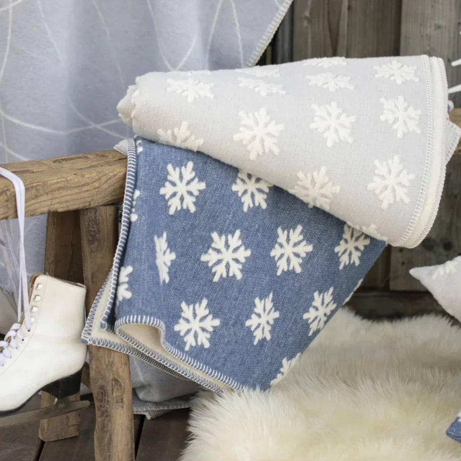 Coperta Invernale in Cotone - Snowflake