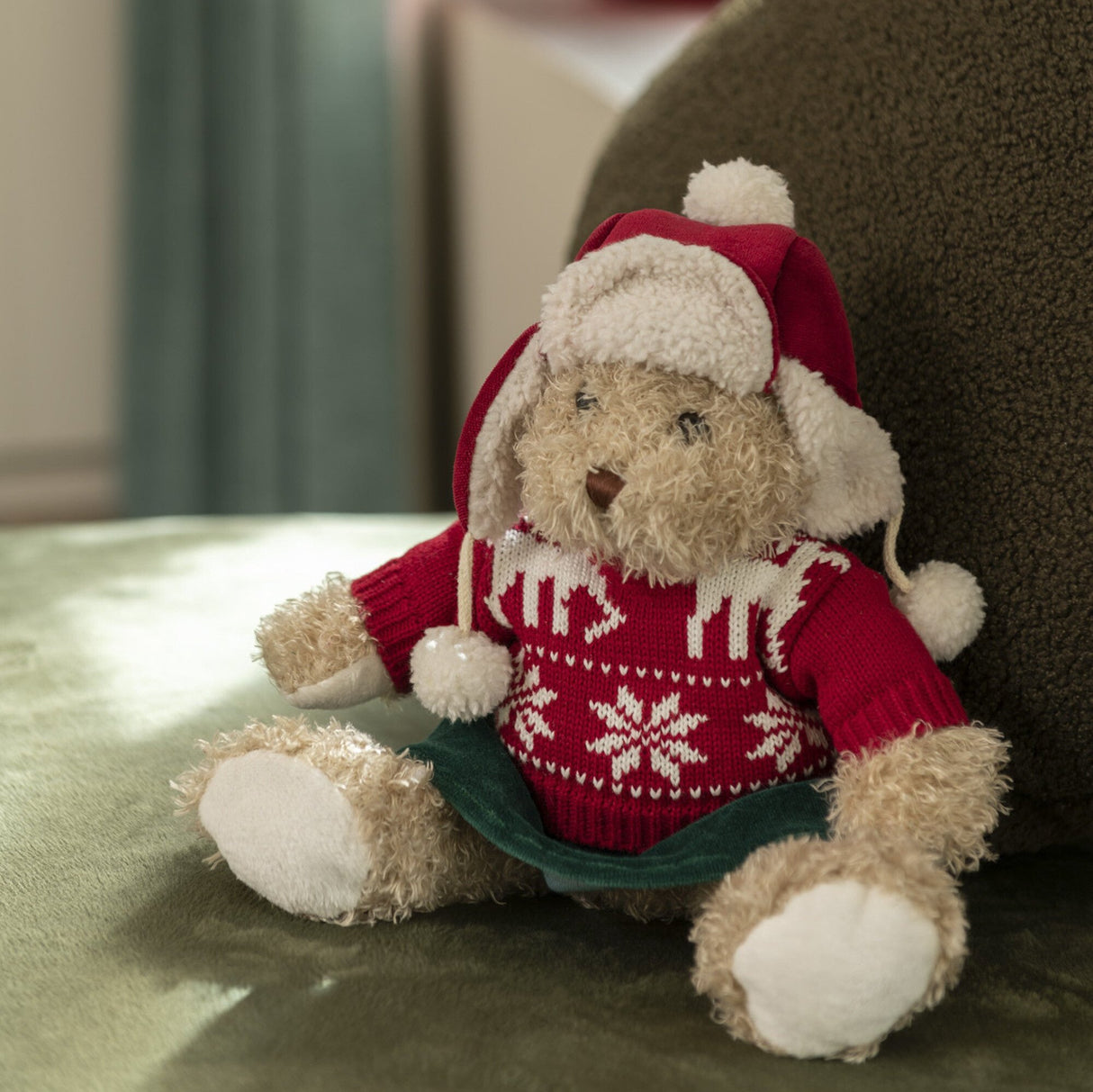 Peluche Orsetto con Berretto - Christmas Bear