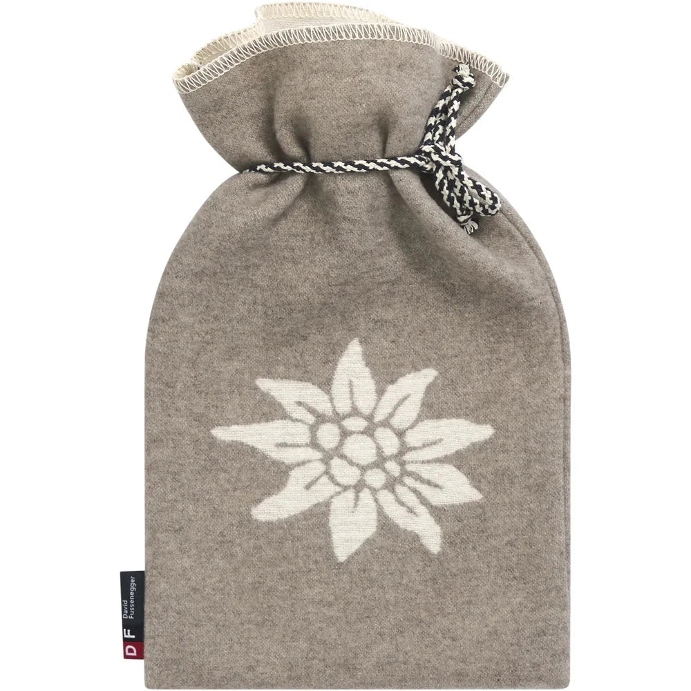 Borsa dell'acqua calda in Pile di Cotone fantasia - Edelweiss