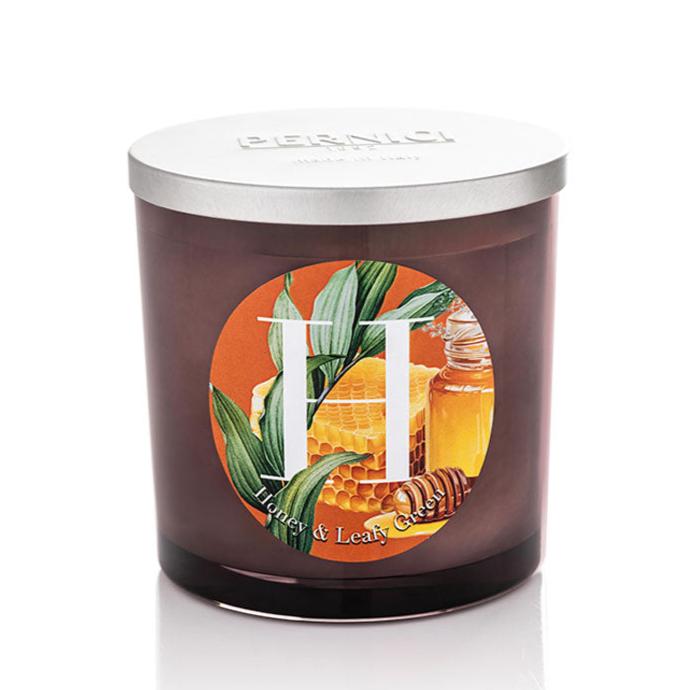 Candela Profumata Fragranza Miele - Honey & Leafy Green