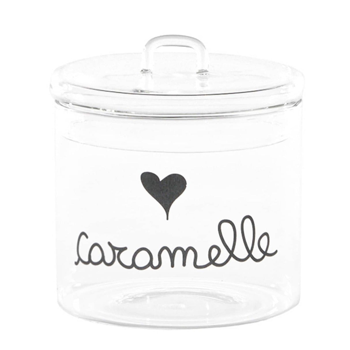 Barattolo in Vetro Borosilicato Serigrafato - Caramelle Barattolo Simple Day Bianco 