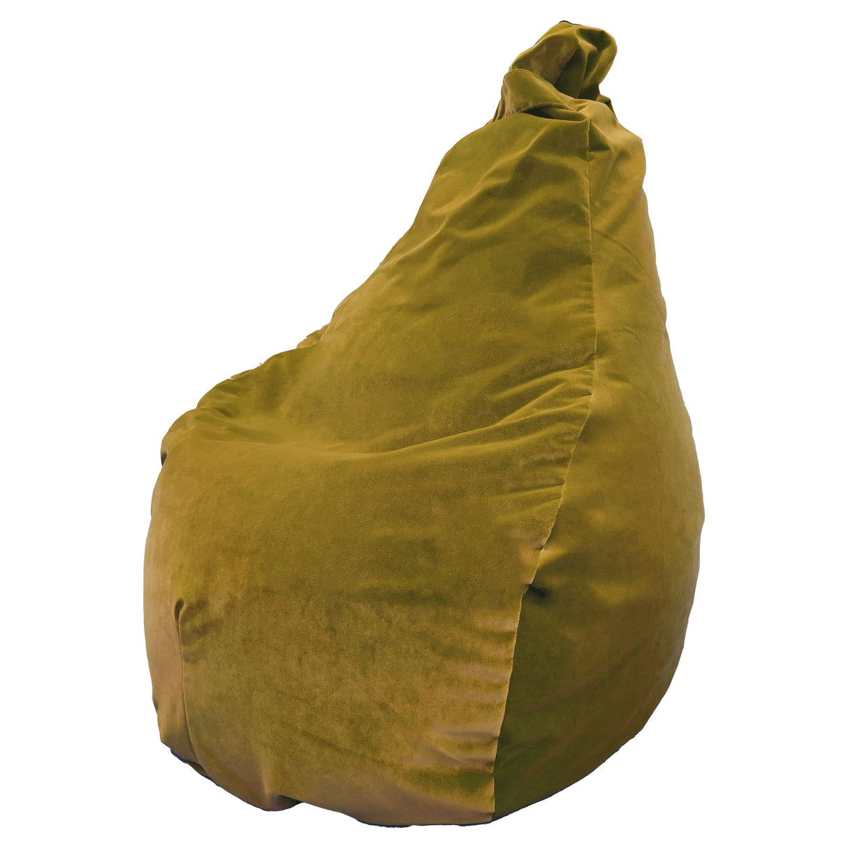 Pouf in Velluto in Tinta Unita - Leila Sedile Lisola Bean Bag Oro 