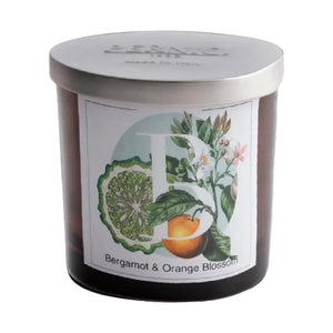 Candela Profumata Fragranza Bergamotto e Fiori d'Arancio - Bergamot & Orange Blossom Candela Profumata PERNICI 350gr 