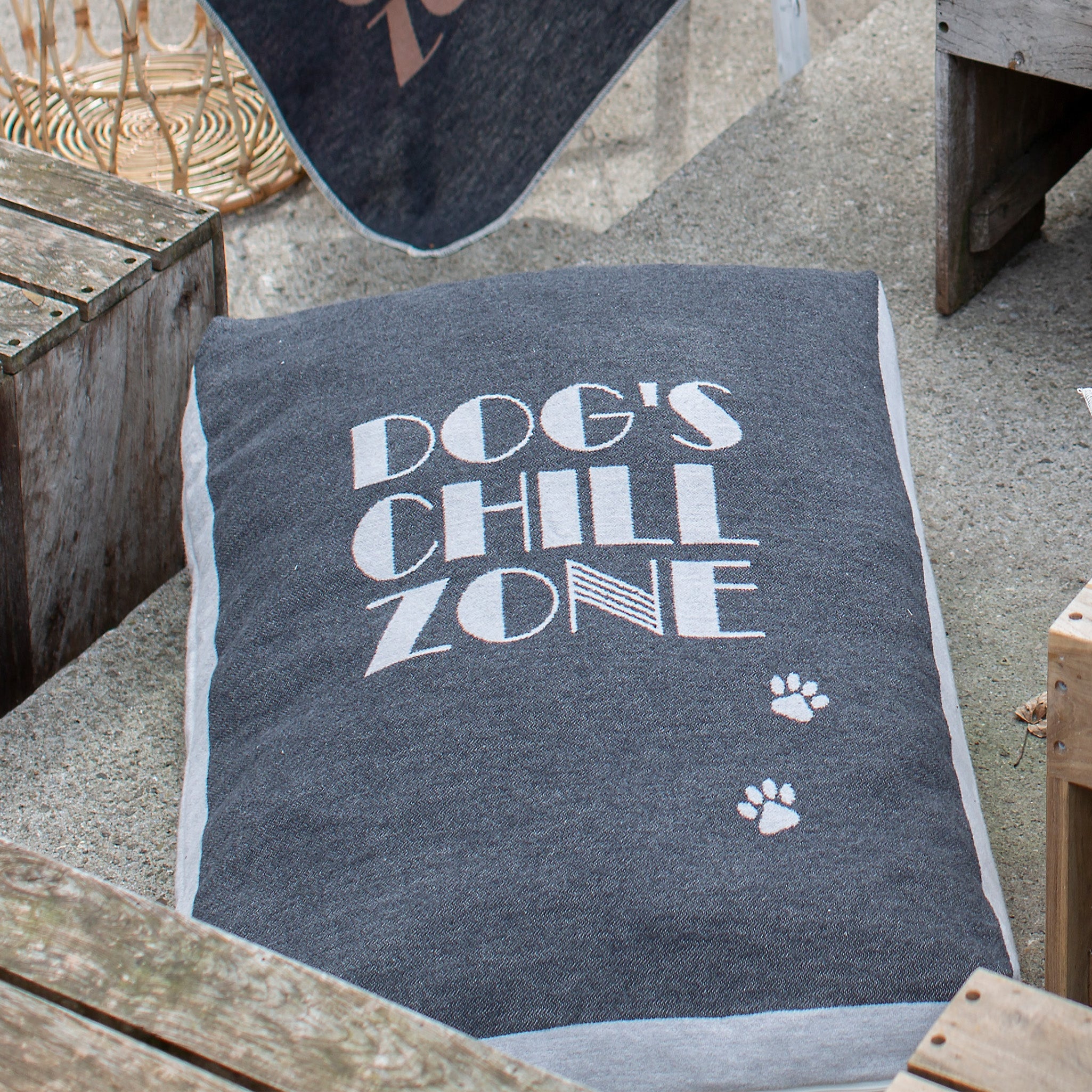 Tappetino per Cani Dog Chill Zone in Cotone 70x80 cm - Arredo per la casa