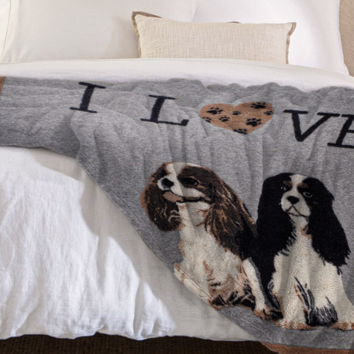 Plaid in Lana Cotta - I Love Cavalier King Plaid i nastri di Mirta 