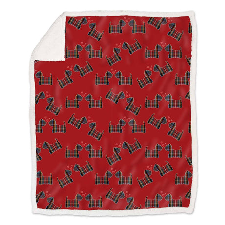 Plaid Morbidotto in MicroPile - Cuccioli Plaid Daunex Plaid Rosso 