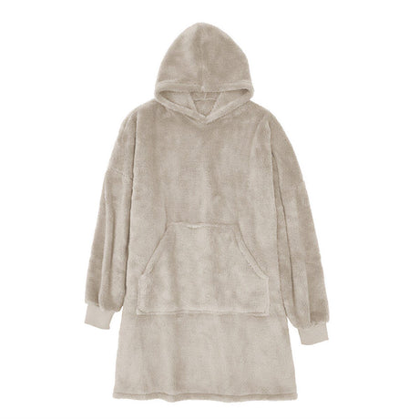 Poncho in Micropile - Prime Poncho Daunex Small/Medium Ecrù 