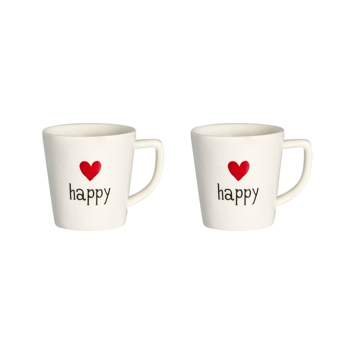 Set 2 Tazze Espresso - Happy Cuore tazze Simple Day 