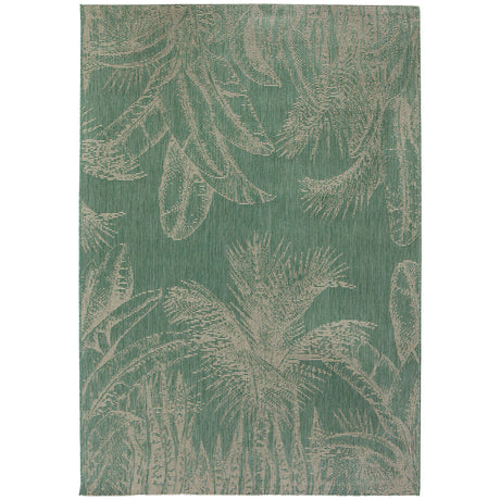 Tappeto da Esterno con Fantasia Floreale - Bali Tappeto Vivaraise Verde 120x170 