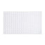 Tappeto in Cotone con Supporto Antiscivolo - Chevron Tappeto Sorema 50x80cm Bianco 