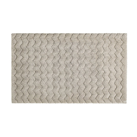 Tappeto in Cotone con Supporto Antiscivolo - Chevron Tappeto Sorema 50x80cm Nebbia 