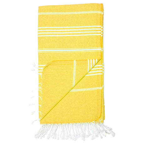 Telo Mare Fouta in Puro Cotone - Sultan Telo Mare ILVEA Giallo 