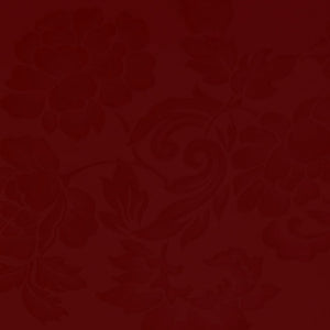 Tovaglia in Fiandra di Puro Cotone - Rose Tovaglia Lisolastore 150x180 + 6 Tovaglioli Bordeaux 